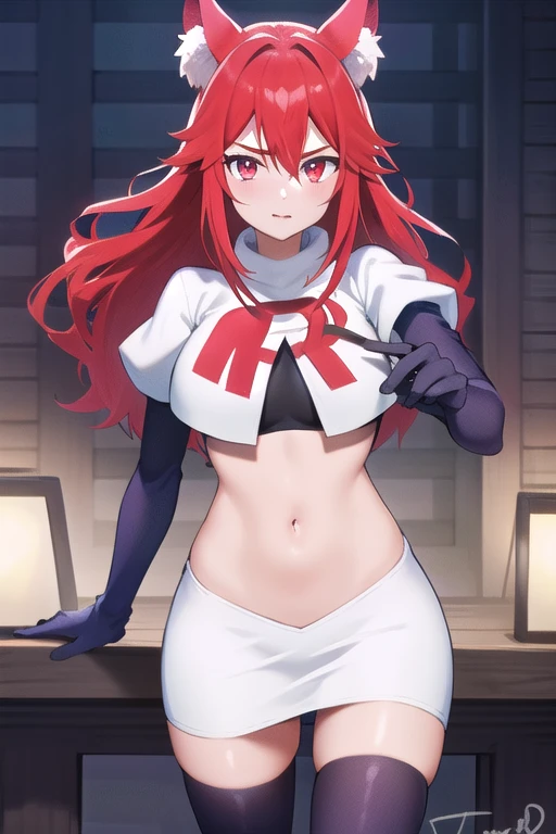 harudesu, red hair, choker, tattoo, gloves, large breast, long hair, lipstick, blush, Hot girl, baddie, bad attitude, mean girl, crazy, smoking, sensual, attractive ,masterpiece, best quality, highly detailed, a anime girls in sailor uniforms with a gun posing for a picture,
evil smile, smile, open mouth,black_serafuku, ecchi anime style, anime girls , (nsfw) not safe for work,
ecchi style, ecchi, shipgirls, digital anime art!!, high school girls, holding a gun, hold a gun, anime style 4
k, micro skirt, exposed belly, exposed navel, exposed midriff, holding pistol,underboob,
exposed lower belly,school, classroom,