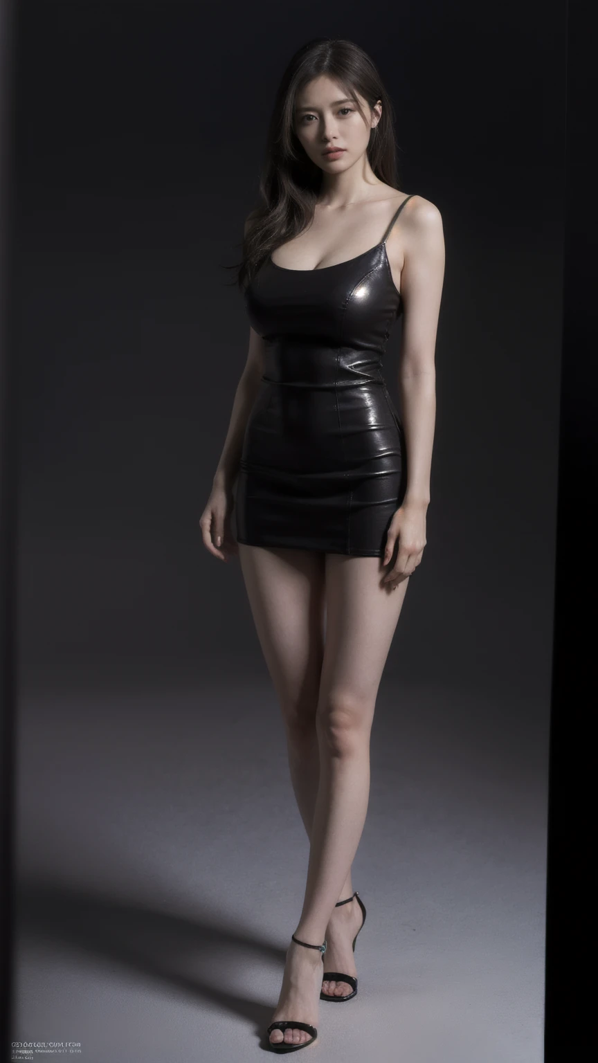 girl in black dress
