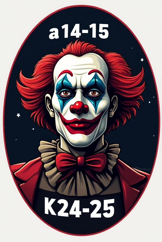 logotype, text [I HATE CLOWNS] <lora:textxl:1>  <lora:takma2:0.65>