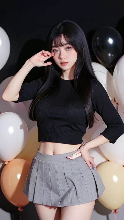(,6 yeandom orgasm pose:1.2),(Thin type:1.8),(big breasts),(random hairstyle),(Highest image quality,(8k),ultra-realistic,best quality, high quality, high definition, high quality texture,high detail,beautiful detailed,fine detailed,extremely detailed cg,detailed texture,a realistic representation of the face,masterpiece,Sense of presence),sweater,tight mini skirt,stockings,Engineer boot