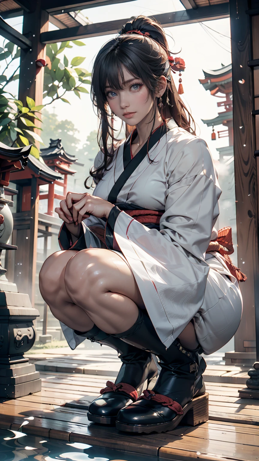 nsfw, (masterpiece, top quality, best quality, highly detailed:1.6), extremely detailed CG unity 8k wallpaper, strong facial expression,(sharp eye:1.2), (scowl:1.1), (embarrassed,blush:1.3), (steam:1.1), (wet:1.1), (sweat:1.1), (trembling:1.3), (open mouth, parted lips:1.4), (harf open eyes:1.4), (feeling weak:1.5), crying, watery eyes, tear, (1 girl standing on the shrine, shrine maiden, white yukata, red hakama:1.5), colorful, full body, wide shot, perfect composition, (((clutching crotch))), (girl trembling with sexual climax), urination, incontinence, piss, peeing self, A lot of pee, having an accident, pee running down legs, Crossing legs, (((pee stream))), (pee puddle), wetting herself, pee stain, peeing, blush, trembling, embarrassed, (long hair), Yellow pee, Rubbing knees, ((leaking pee)), leaning forward, hand between legs, (Touching the crotch:1.6), Shaking one's shoulders, Breaking a sweat on forehead,(Rubbing the crotch with your hands:1.5), puddle of pee, Pee at your feet, Pee spread on the floor, Pee stains, Dripping pee between my legs, Feet wet from pee, Pee-covered feet, Pee at your feet, want to pee, about to pee, Full bladder, Pee-soaked shoes, Pee-soaked ankle socks, The limit of holding in pee, A big pee, Pleasant pee, a big puddle of urine at my feet, can't stand it and urinate, can't stand peeing, Non-stop peeing, Unstoppable peeing, A dress wet with pee, can't make it to the toilet in time and I pee, A pleasant feeling of urination after holding it in to the limit,