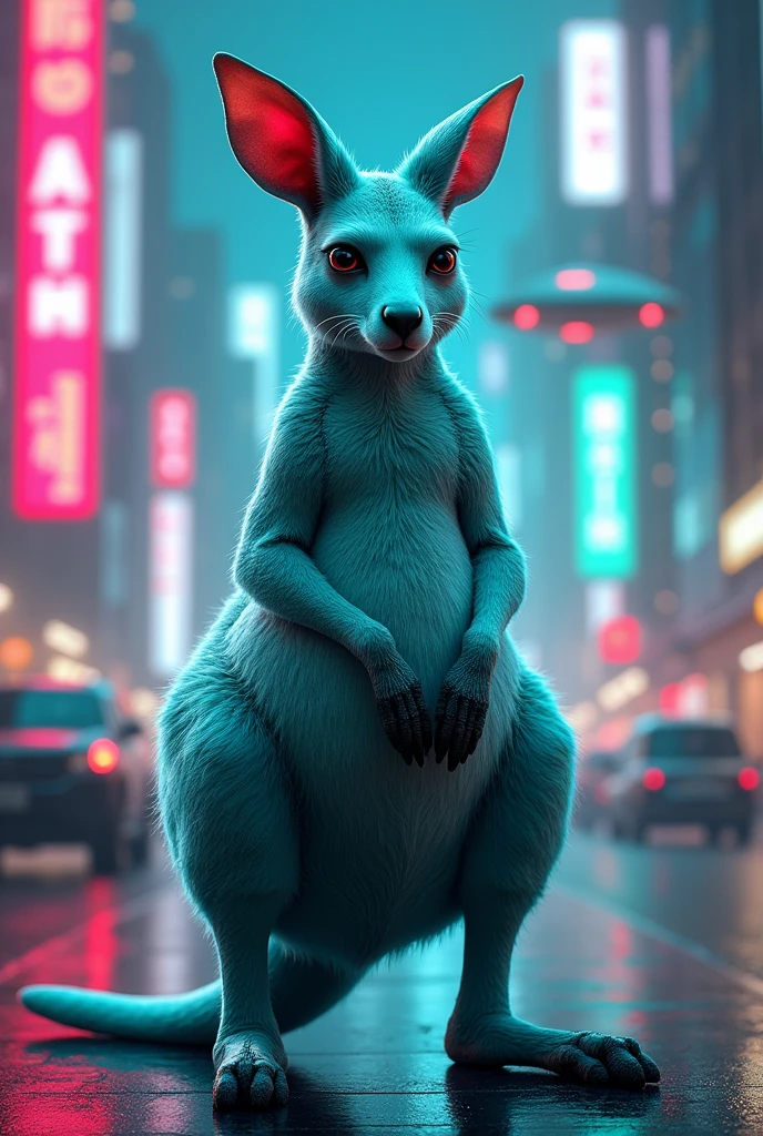 Create a tean kangaroo image for me