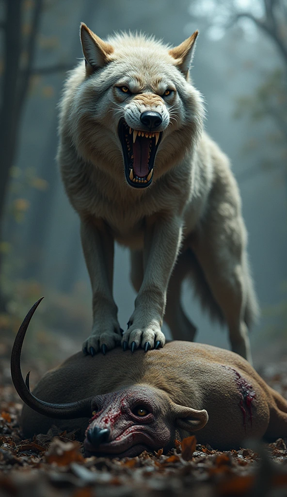 shaded, excellent quality, insanely detailed, phenyanyanya, honovy, marjani, personalami, hioshiru, male, muscular male, looking at viewer, animal genitalia, saggy balls, spread legs, canine penis, knot, big balls, white pupils, cave, dungeon, inside, rock, darkness, underground, glowing eyes, feral, quadruped, standing, paws, wolf, open mouth, teeth, all fours, tongue out, long tongue, hyper muscle, leaking precum, angry skull head, malo, mammal, canid, canine, bone, skull, fur, hair, genitals, black body, nipples, solo, black fur, black hair, digital media (artwork), monster