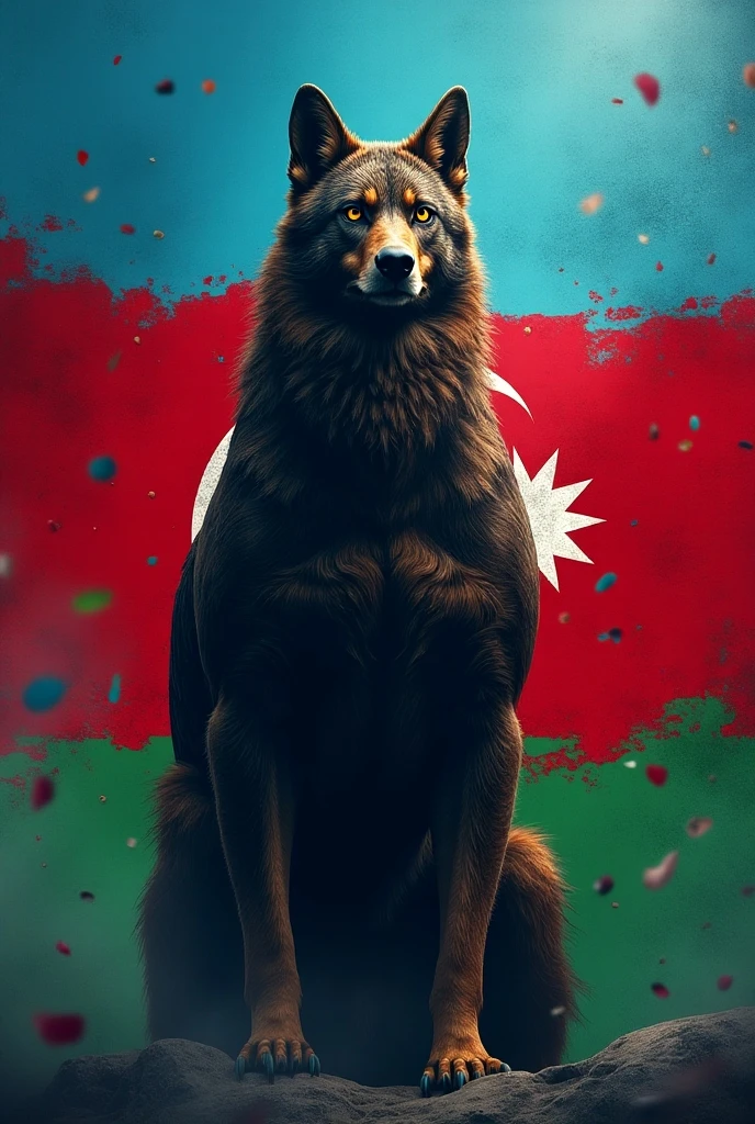 A busty mature 50 years old, wearing persia clothes,giganticboobs ,bigass,nude,sword,blood,and wolf
