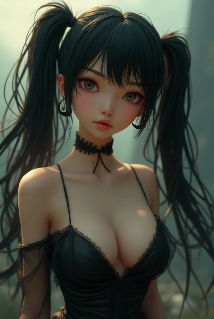 (random cute clothes),(random porn pose),(ebony skin:1.2),(Thin type:1.8),(big breasts),(random hairstyle),(Highest image quality,(8k),ultra-realistic,best quality, high quality, high definition, high quality texture,high detail,beautiful detailed,fine detailed,extremely detailed cg,detailed texture,a realistic representation of the face,masterpiece,Sense of presence)