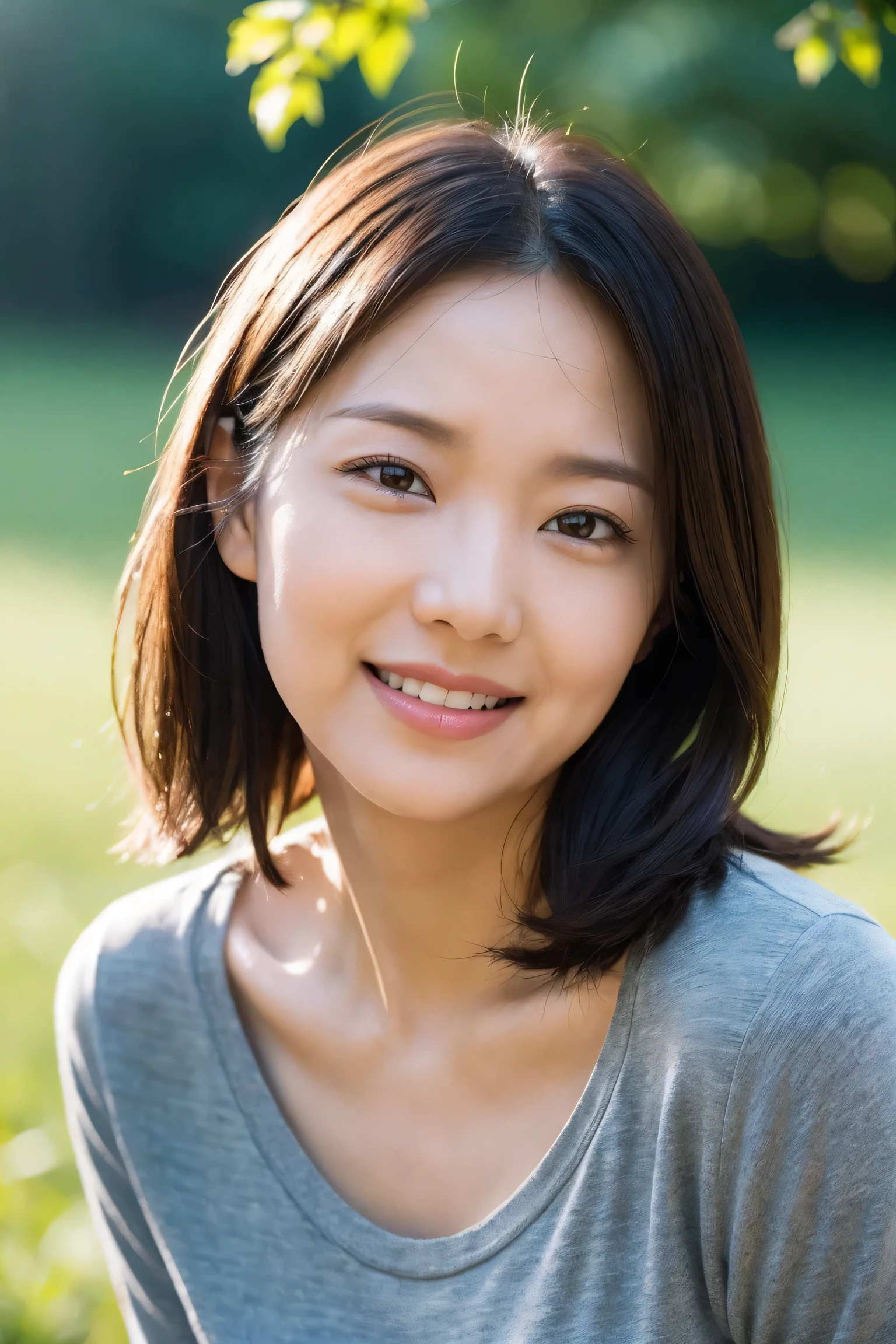 Japanese ),((beautiful girl)),cleavage,An expression that imagines something pleasant:1.2,(perfect body beauty:1.2),((perfect body)),(shy smile),beautiful teeth,