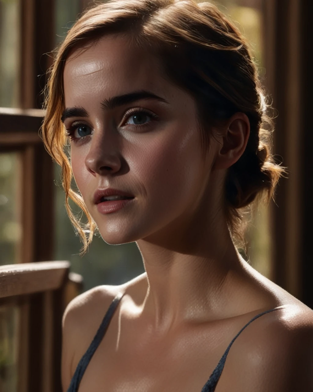 Emma Watson,((wearing nothing, naked)), outdoor, denim, oversized t-shirt, ((sharp face, detailed face, realistic face, naturtal skin, realistic skin, detailed skin, pores)), ((perfect eyes, detailed eyes,realistic eyes)), (masterpiece, best quality, ultra-detailed, best shadow), high contrast, (best illumination), ((cinematic light)), colorful, hyper detail, dramatic light, intricate details, (1 girl, solo) , ultra detailed artistic photography, dreamy, backlit, shadows, ultra high definition, 8k, ultra sharp focus, ultra high quality model, soft lighting, film photography, analogue photography, hyperrealism, massive naked tits, nsfw, wet