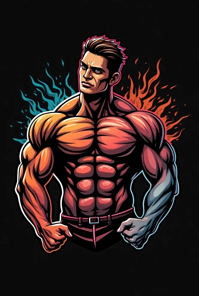 Body builder logo