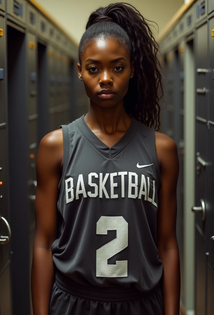 beautiful college girl, wearing basketball outfit, in basketball court, hyper detailed, detailed face,, POV, by lee jeffries nikon d850 film stock photograph 4 kodak portra 400 camera f1.6 lens rich colors hyper realistic lifelike texture dramatic lighting unrealengine trending on artstation cinestill 800,