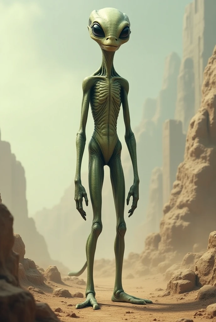 Detailed real alien - SeaArt AI