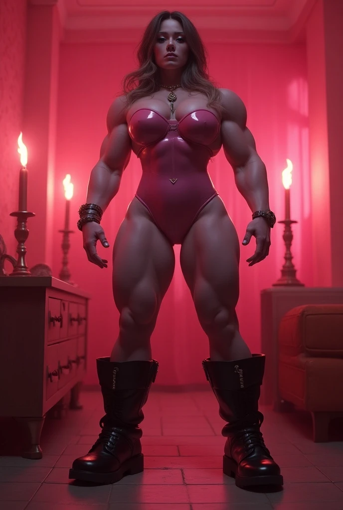 Furry, male anthro lion, effeminated male, tall, red bodycon dress, red heels, sugestive pose, fancy bedroom, tall, wide hips, slightly muscular, thick thighs, 4k, ultra high quality, detailed face, detailed body, detailed picture, bulge on dress, realistic, detailed fur, flat chest, fat ass, curvy male, 