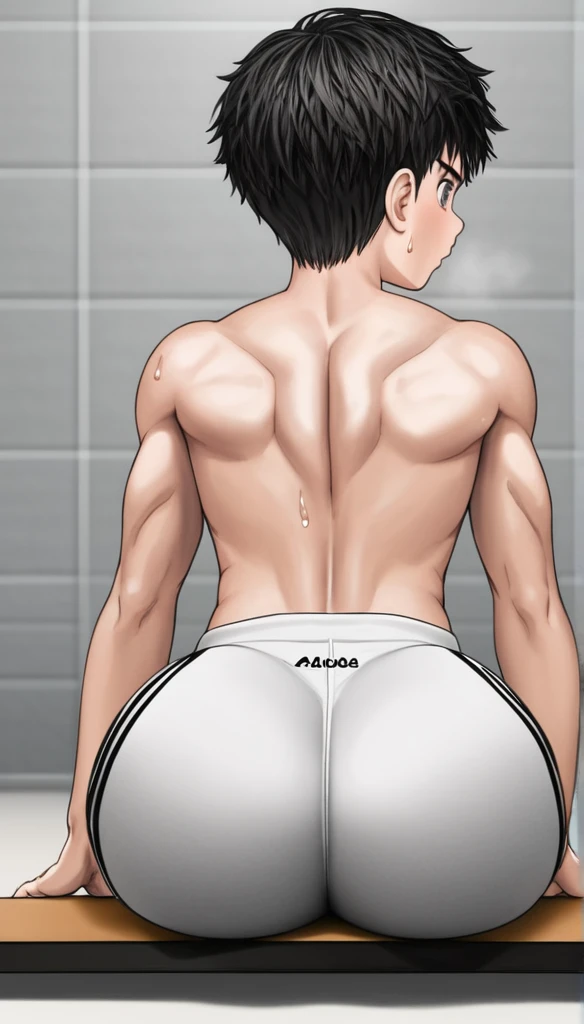 high quality, very detailed, 8k, character design, (realistic cartoon, intricate details), solo male, , extremely cute, elite family boy, electric blue hair, short hair ,spiky hairstyle, masculine buzz cut hairstyle, diamond shaped face, sharp eyes, almond shaped eyes, sea blue colored eyes, straight and narrow nose, thin lips, confident expressions,, dark brown complexion skin, naked, visible from head to thighs, naked, lean physique, huge penis, huge penis which has the thickness of his arm, long like rod, 8 inch long penis, white penis, pink dickhead, veiny penis, big testicles, NSFW, brown penis, night city in background, standing under a street light, sharp light focus, light and shadows,