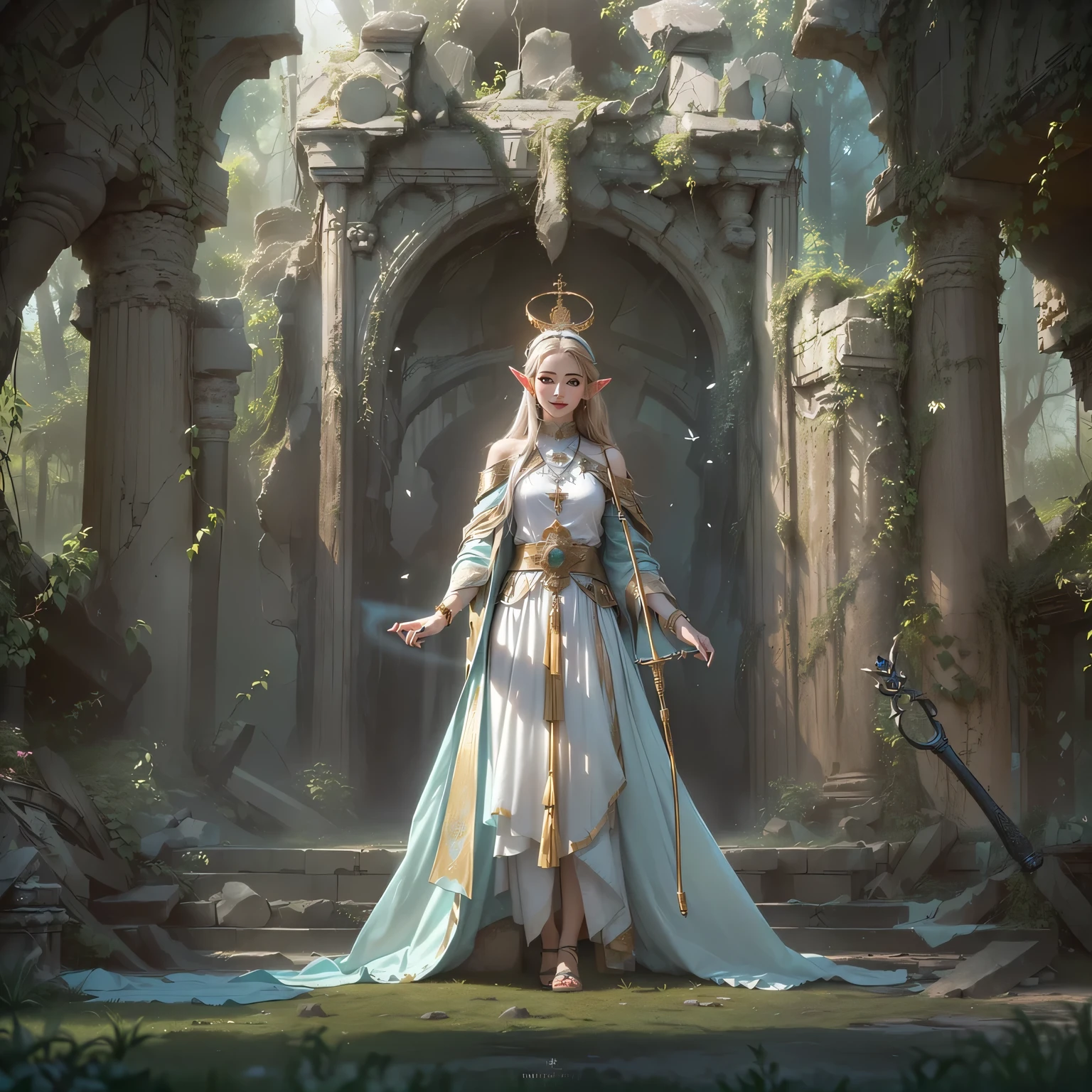 The original image was created on October 22, 2024.
Elven priest