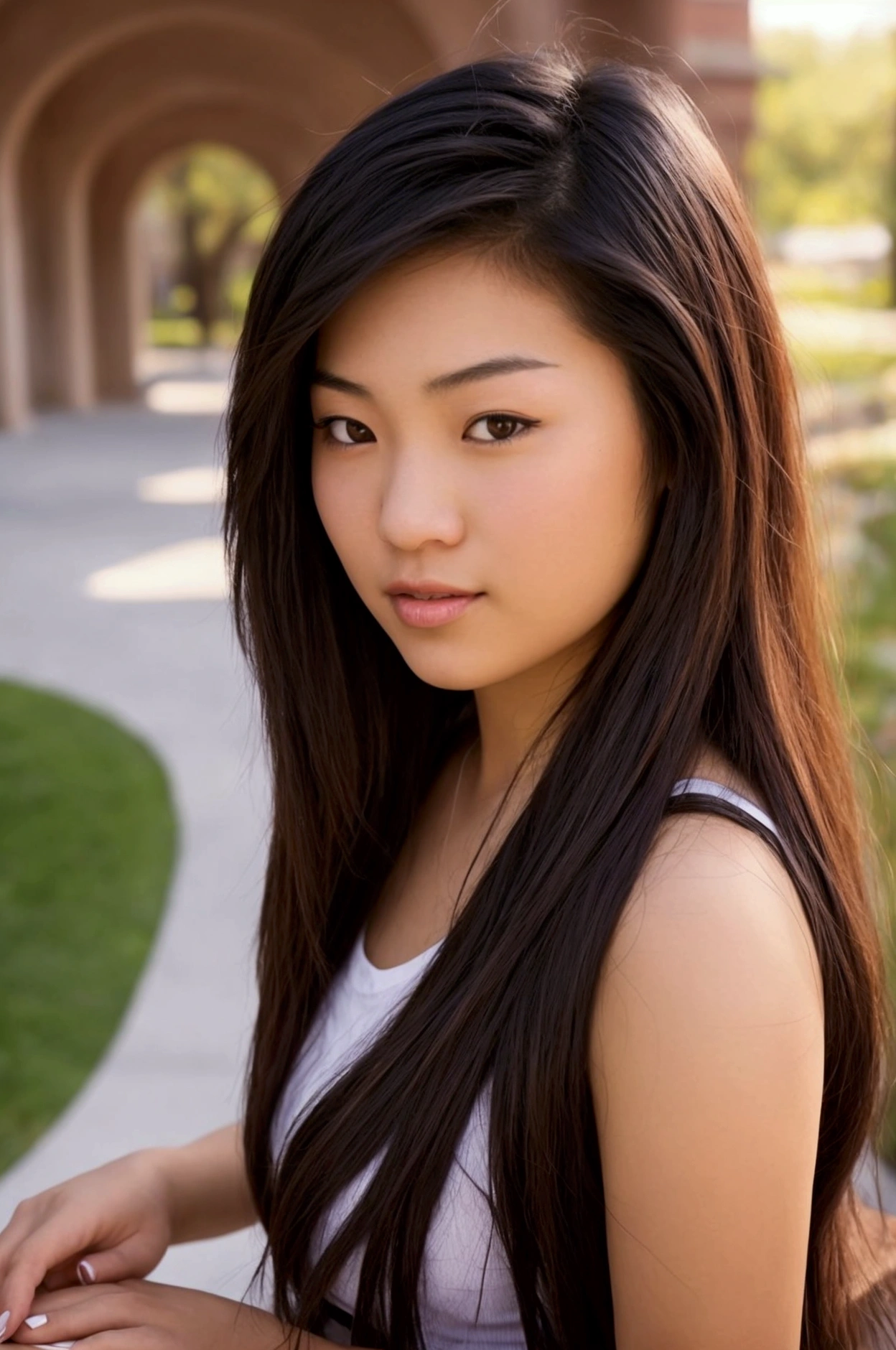 photorealestic,schoolgirls,Long hair,Handsome face,Less dressing,D-cups,Ultra shorts