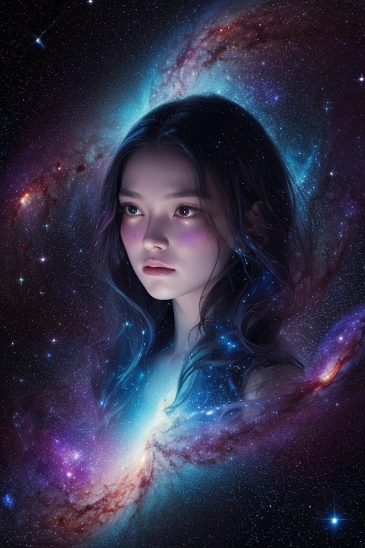 Digital art, image, hyper-detailed, complex composition, masterpiece, close-up, glow, abstract, surrealism, detailed, otherworldly, fantasy, soft pastel, natural volume, light, atmospheric, sharp focus, centered composition, professional photography, complex background, gentle fog, violet thunder, moisture rocks, raw bra. animalistic, beautiful, mysterious, supernova's fault