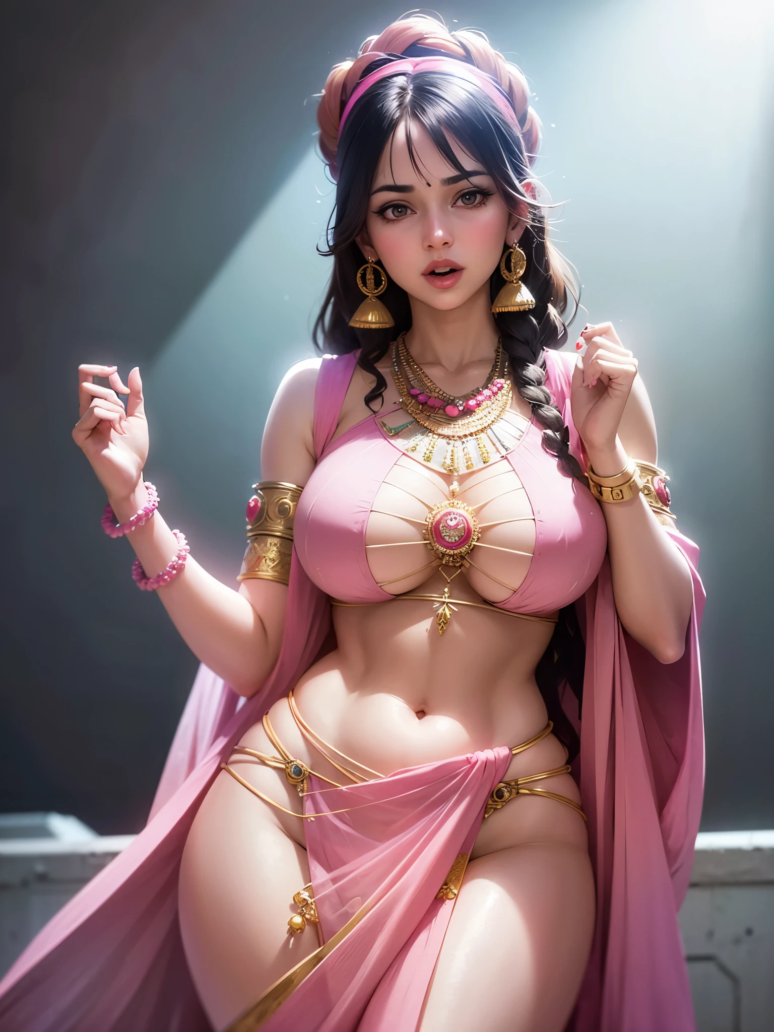 score_9, score_8, score_7_up, 1girl, magnificent body, oriental princess in her palace Padishah, solo, she is beautiful and very hot, open vagina, she caresses herself, grand setting