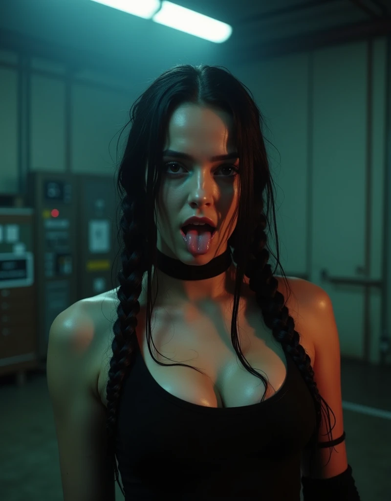 (((red dripping blood))), Her full body is shown giving a deep Blowjob, (She is sucking on a man's penis to the hilt), she is biting into a man's penis with her sharp fangs intense, super slutty,, POV imamate insertion, (skintight slutty and revealing bodysuit), helpless and at a giantesses mercy ,the 2 women are looking down at you at their feet, ((POV from a Giantess's soon to be human dildo)), ((skirt/pantyhose)), perfect legs and skinny thighs, pantyhose, ((perfect tight ass)), tight wet pussy, giantess, dread, impending death, sex, domination, ((Perfect eyes and face)), ((closed wet full lips)), ((perfect hands and fingers)), ((( a lot of white cum is dripping out of her pussy))), ((she has a skinny and toned strong body)), ((makeup)), ((freckles)), ((perfect eyebrows)), ((sharper edges)), ((perfect scary grey eyes)), perfect intimidating face, slut, sadistic, predatory, better detail on her skin, perfect face and strong jawline, perfect full wet lips, sadistic atmosphere, wet sweaty skin, more detail, beautiful intimidating grey eyes, ((beautiful horror)), better lighting, more toned muscles, perfect detail on her intimidating eyes, very tight underwear, ((tight pussy)), (((tighter clothing))), slutty, intense, perfect detail, tight and sexy, ((piercings)), skinny, skinny and strong, more skin showing, intense, slutty, freckles, long skinny perfect legs, scary and intense, she is a skinny and toned 25 year old sexy and perfect and intimidating Japanese/American skinny/tone futuristic evil retribuition alice, pale white skin, eye contact, (full tall body is shown), (((hair with short ponytails and bangs))), , perfect face and eyes, she has a skinny and athletic body wearing pantyhose, only her full body is shown above the viewer looking down at him, perfect face, perfect strong jawline, perfect lips, best resolution, perfect bone structure, femdom, she has a skinny and toned young perfect body and legs, tight stockings 