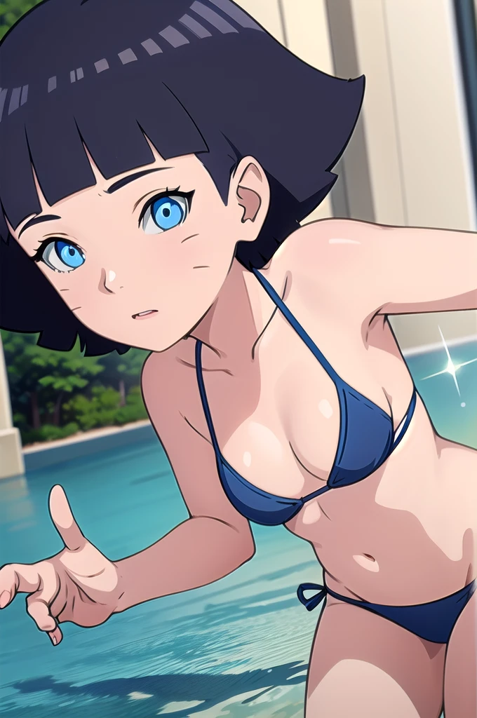 1girl, himawari,masterpiece, best quality, detailed  bikini 