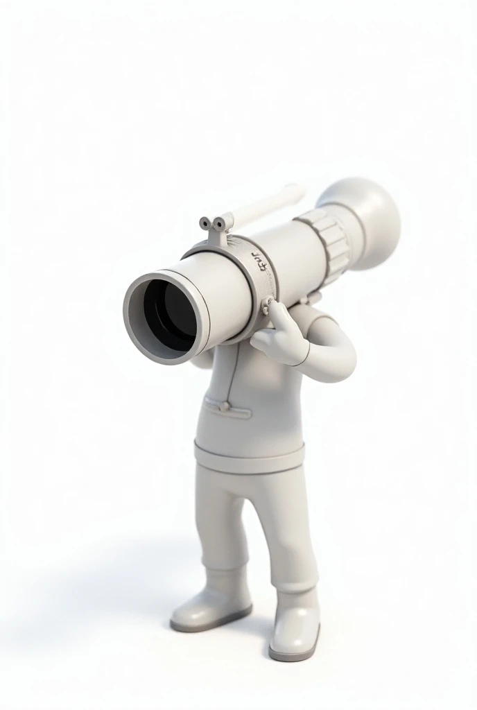 I saw a girl  with  a telescope