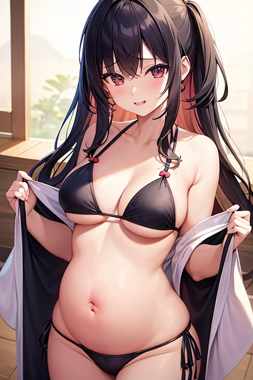 1girl, (demon slayer), solo, kanao , demon slayer , long hair, no expression , , outdoors, medium breasts , under , sexy cat lingerie