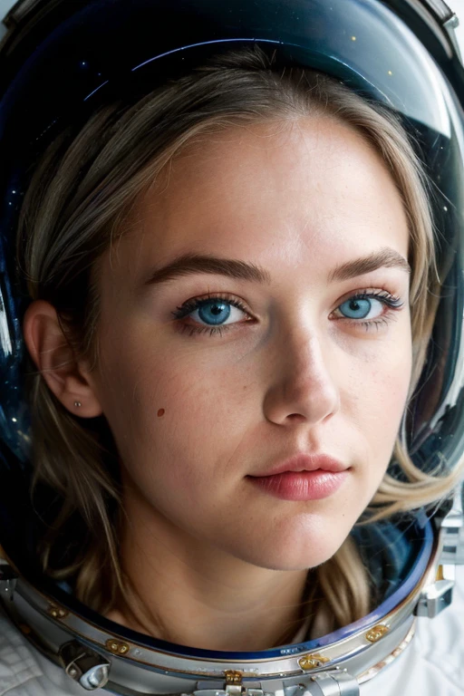 (masterpiece:1.4),(best quality,photorealistic), A beautiful woman with short hair 2, she is wearing a full length Teal space suit, she has perfect hands and face, she is sitting in a space capsule, there computers and flight controls, and exclusive, Luxury, you can see a moon out of the window
