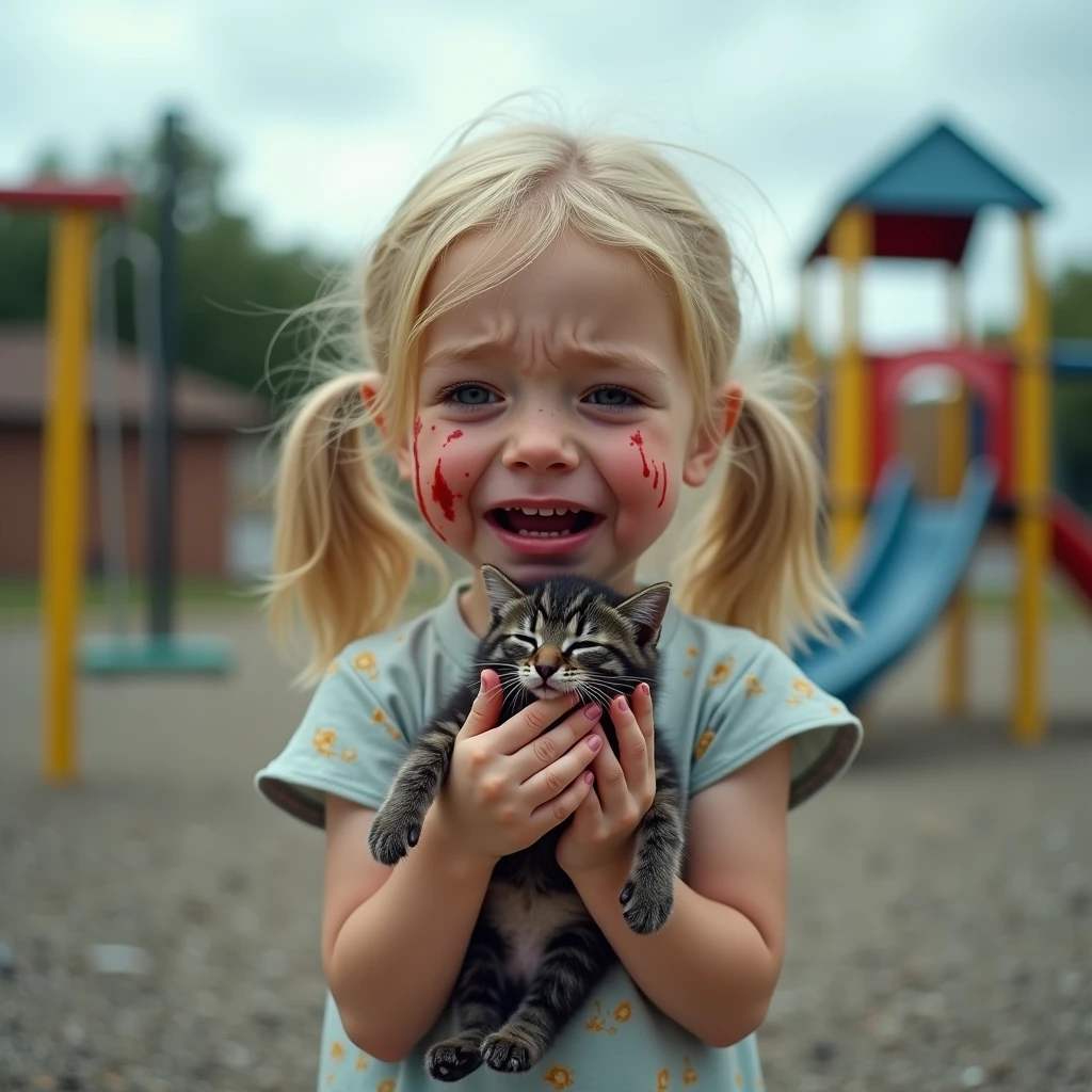 vomiting　girl with