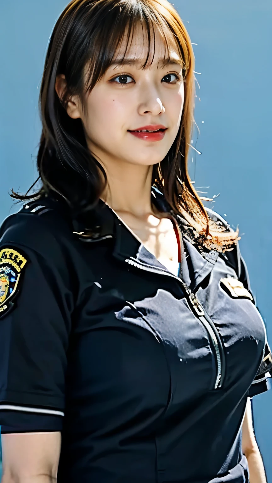 Big Breasts　Female police officer