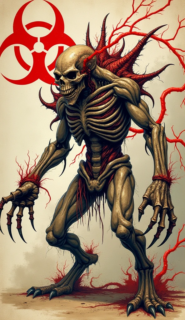 A captivating and haunting depiction of the Scorpio zodiac sign in a macabre and artistically inspired tarot card illustration