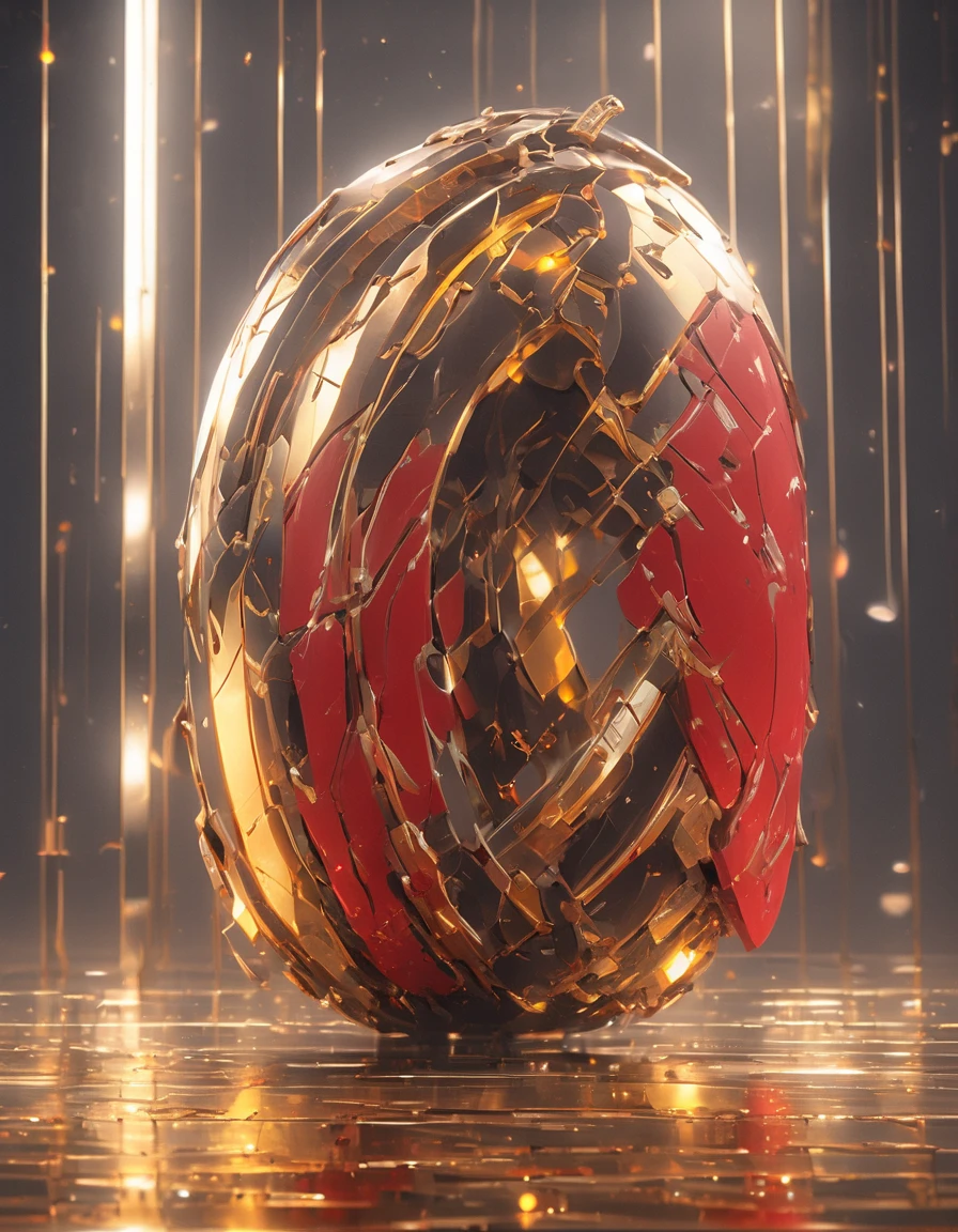 An abstract background of melting liquid with a metallic sheen, gold and grey colors, reflective studio light, Red + gold scifi mech suit, intricate detail, artstation, Japna Gundam, full body image, nreal Engine, DOF, Super-Resolution, Megapixel, Cinematic Lightning, Anti-Aliasing, FKAA, TXAA, RTX, SSAO, Post Processing, Post Production, Tone Mapping, CGI, VFX, SFX, Insanely detailed and intricate, Hyper maximalist, Volumetric, ultra photorealultra-detailed intricate details, Super detailed, Full color Volumetric lightning, Realistic, Hyper realistic, Photorealistic, Unreal Engine, 8K --ar 16:9 --niji 5