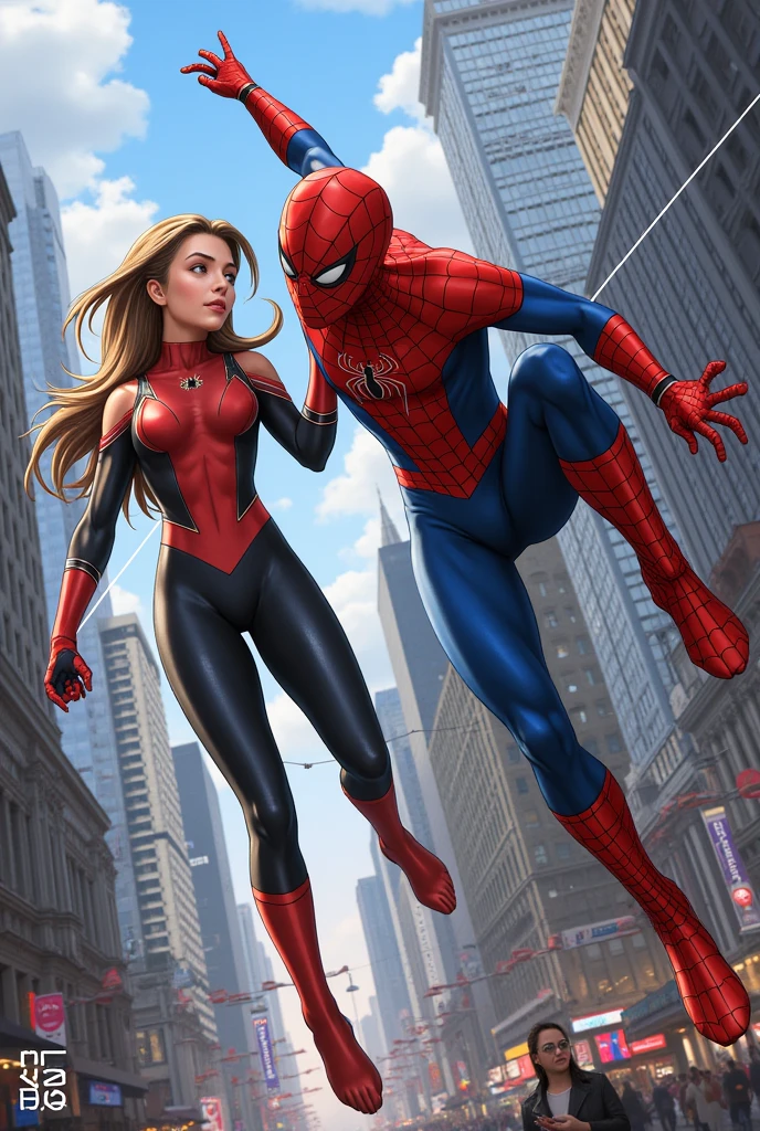 Busty female Spider-Man