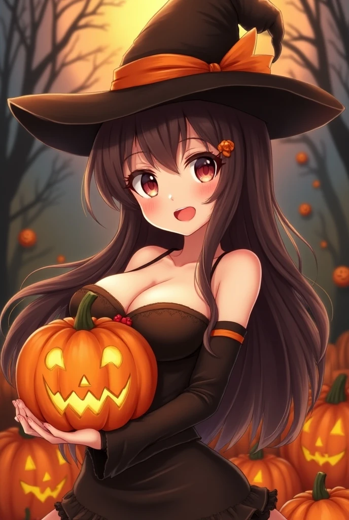 best quality,masterpiece,1girl,solo,looking at viewer,
happy halloween,<lora:Mona Genshin - Kangaxx:0.8:lbw=RW>,mona_tpa,green eyes,halloween,(pumpkin hat:1.2),(halloween striped thighhighs:1.2),(make up in halloween! \(mona\):1.1),(halloween costume:1.1),(yellow bodysuit:1.1),(happy_halloween:1.1),(cat_pose:1.2),small breasts,
jack-o'-lantern earrings,(evil smile:1.1),