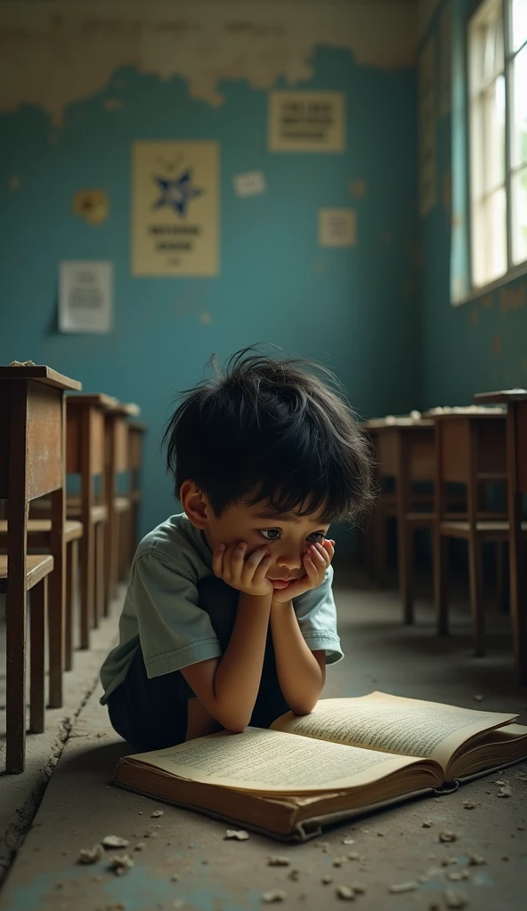 A 6-year-old was tied to a school desk. 