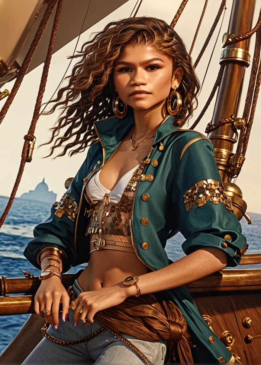 (zendaya:.4), (32k:1.5, Highest quality, masterpiece, Ultra-high resolution), Professional camera work:1.6, Highly detailed skin and face textures:1.3, Captivating portrait:1.2, Very accurate, Very detailed, 1 adult female, Incredibly slim body, sense of loss, Sadness, Expressions of sadness, Small face, (()), (medium shot), 