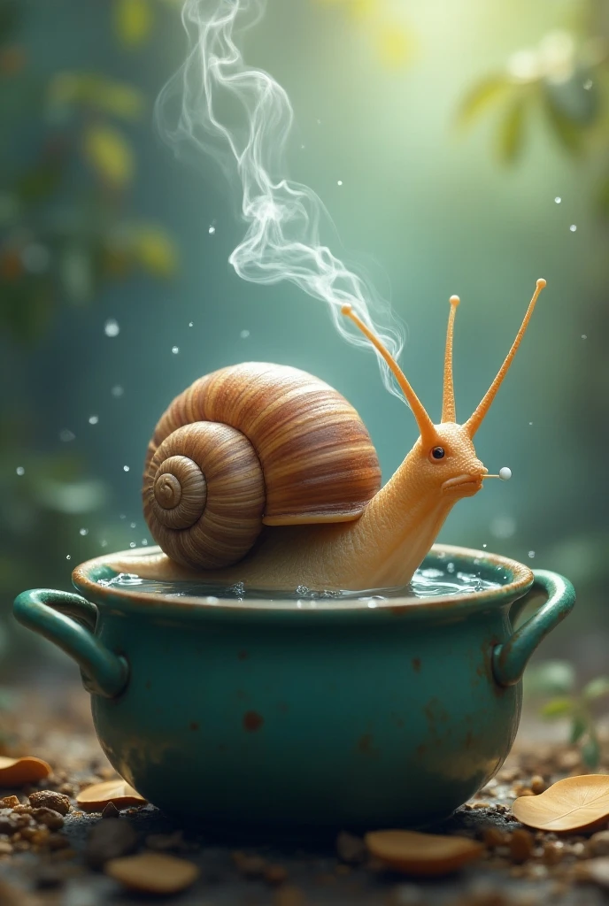 A scantily clad woman kneels in an empty room. She is staring into a small hole in the wall, through which a large, fat mushroom is barely poking through. She is happy to see it, and licks her lips. The image should be a close-up view.