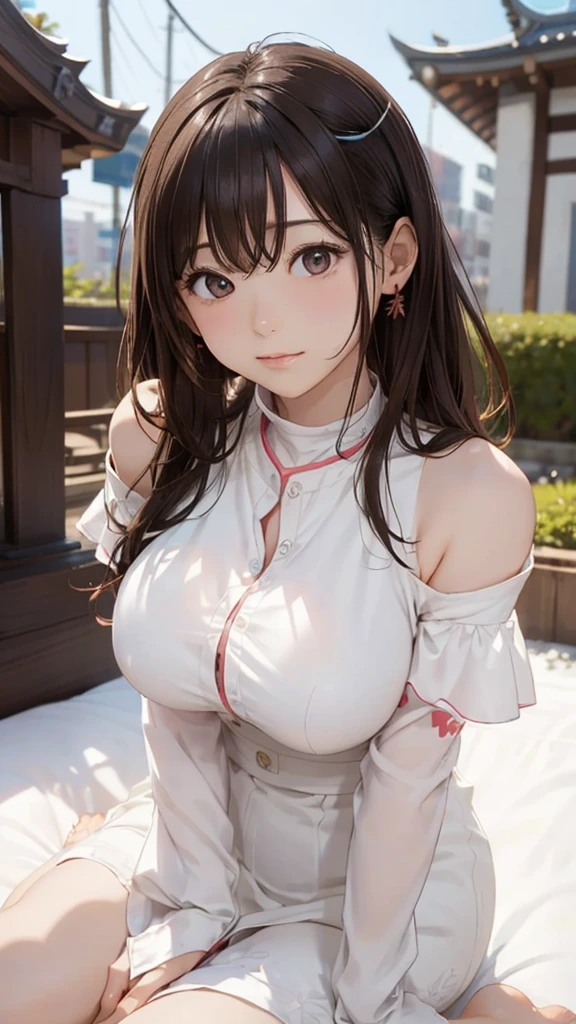 (seductive smile), (((24yo, gyaru))), masterpiece, (((wearing tight nurse uniform)), (allfours), ((large breasts)), ((large hip)), (shiny skin), ((skindentation)), photorealistic, realistic, solo, photorealistic, best quality, ultra high res, YuraS, bed, parted lips, beautiful, masterpiece, best quality, extremely detailed face, perfect lighting, ultra high res, ultra detailed