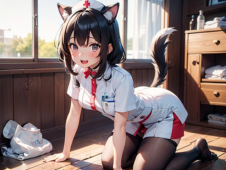 naked miniskirt nurse costume, Dog ears dog tail , Young appearance, Anime Two Beautiful Girls , Futanari,  erect penis inside a wooden car, Ruins of the Infirmary , Diaper Play , Enema play,  Excretion Play , transformation,  lesbian sex, Shame play