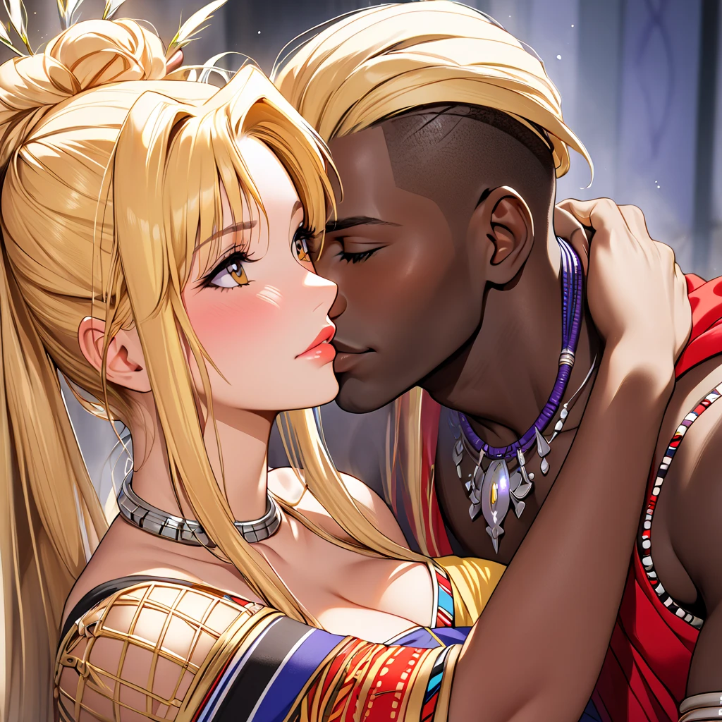 Top quality 4K Highest quality Kitagawa Marin Beautiful blonde hair A strong black man is behind Marin A strong black penis The black man is rubbing her breasts from behind Marin and two black men The black man has his penis between Marin&#39;s legs Heavy gal make-up Beautiful blonde hair with pink ends Beautiful straight hair that reaches her shoulders A slutty, slutty woman Completely naked Marin is wearing nothing Bukkake Whore Prostitute In heat Marin is surrounded by many penises Beautiful breasts Dirty tattoos all over Marin Dirty heart tattoo around Marin&#39;s crotch A lot of semen from Marin&#39;s crotch Marin is the man&#39;s pet Sex slave Cum urinal Obedient slave with a collar The man shows off his penis Beautiful pink nipples Marin is taken by a strong black man Marin has his penis forced all over her body The viewer is shown having sex while being taken by Marin becomes a fucking slut There is a lot of semen on Marin&#39;s body.