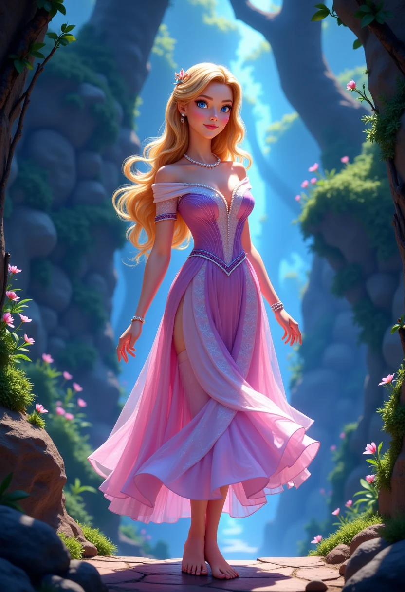 a Disney princess Aurora as 20-year-old Tatiana Romanova  