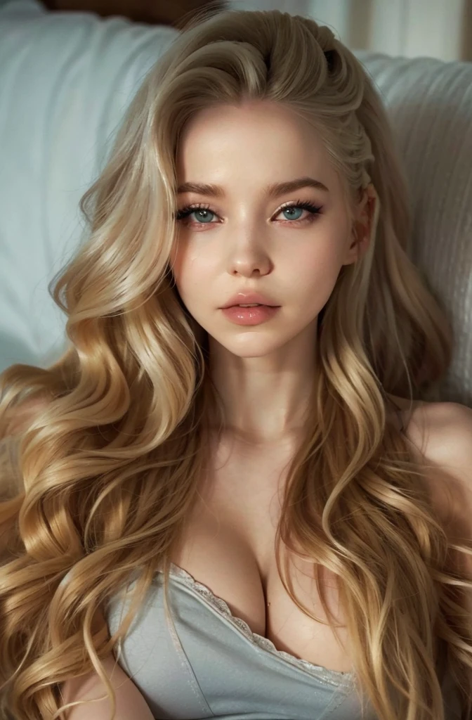 blonde woman with long hair and piercings posing for a photo, with white long hair, with long white hair, perfect white haired girl, ava max, tifa lockhart with white hair, pale porcelain white skin, anime girl in real life,  with white hair, extremely light blonde hair, very light blonde hair, with long blonde hair, her hair is white