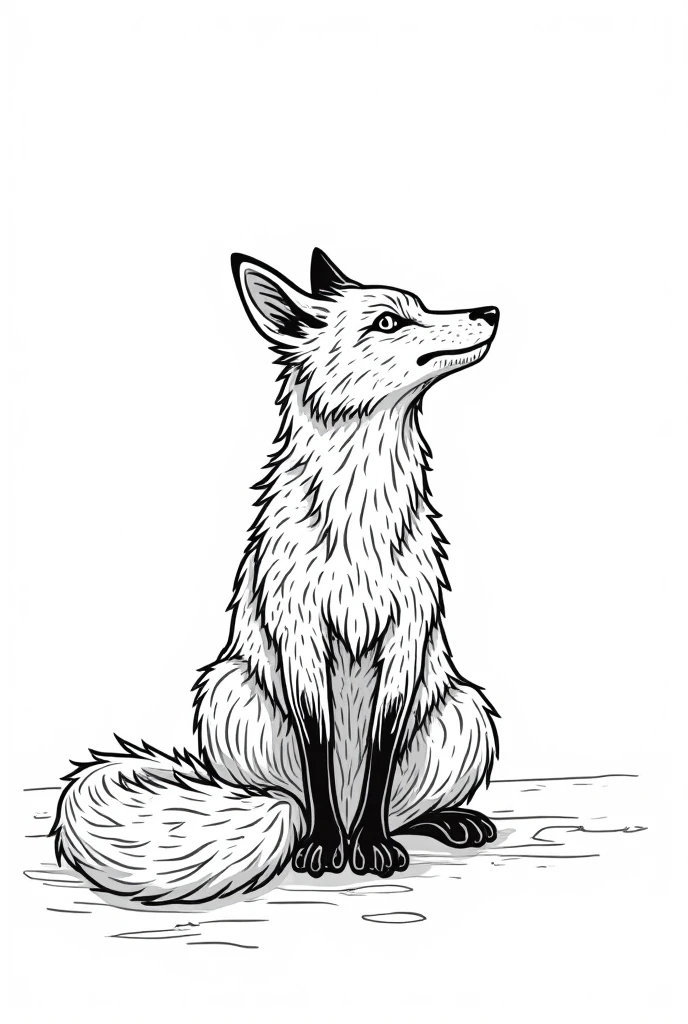 A kangaroo, cartoon, ,Coloring Book, ColoringBookAF,