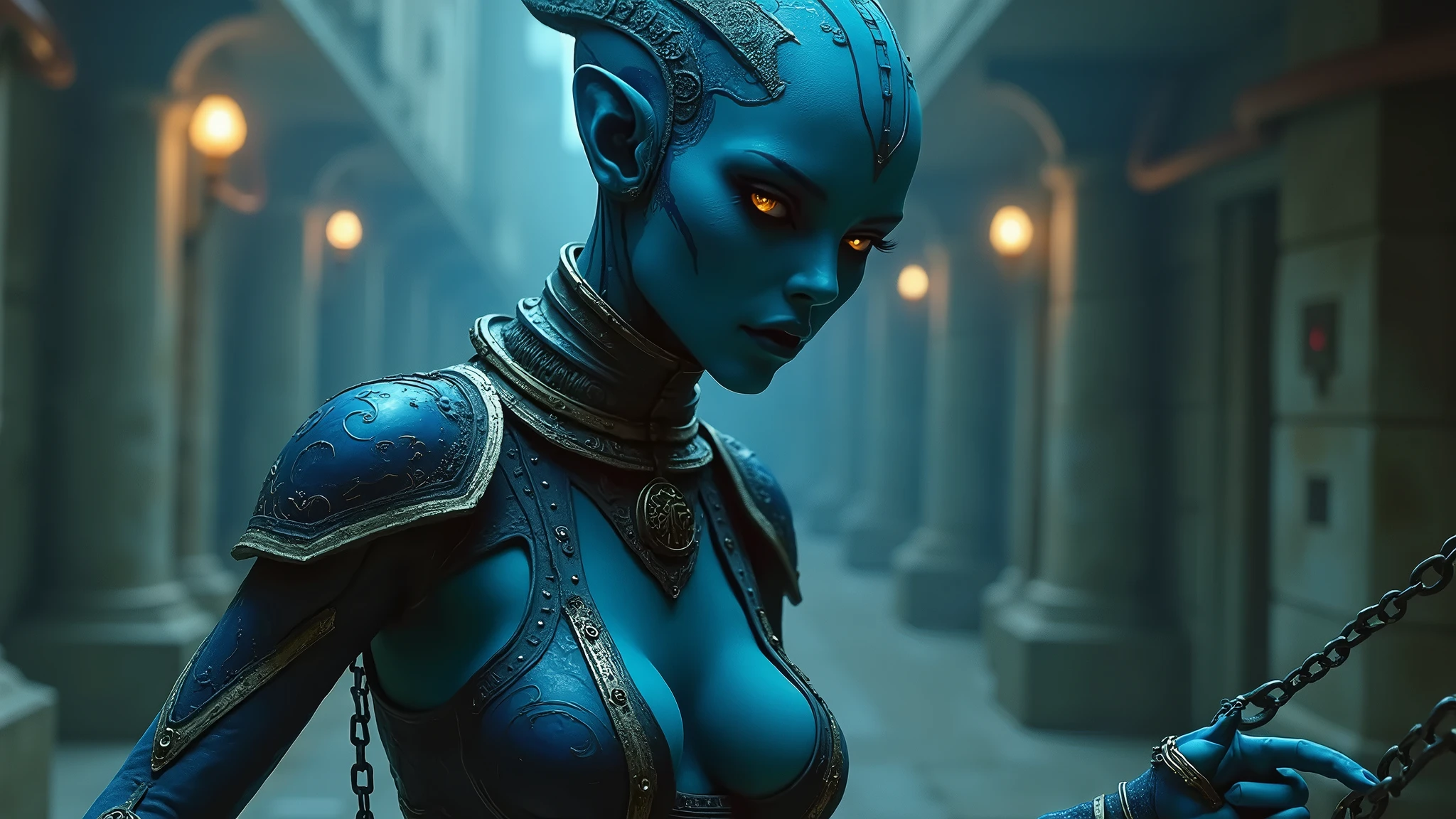 Sexy female twi'lek sex slave