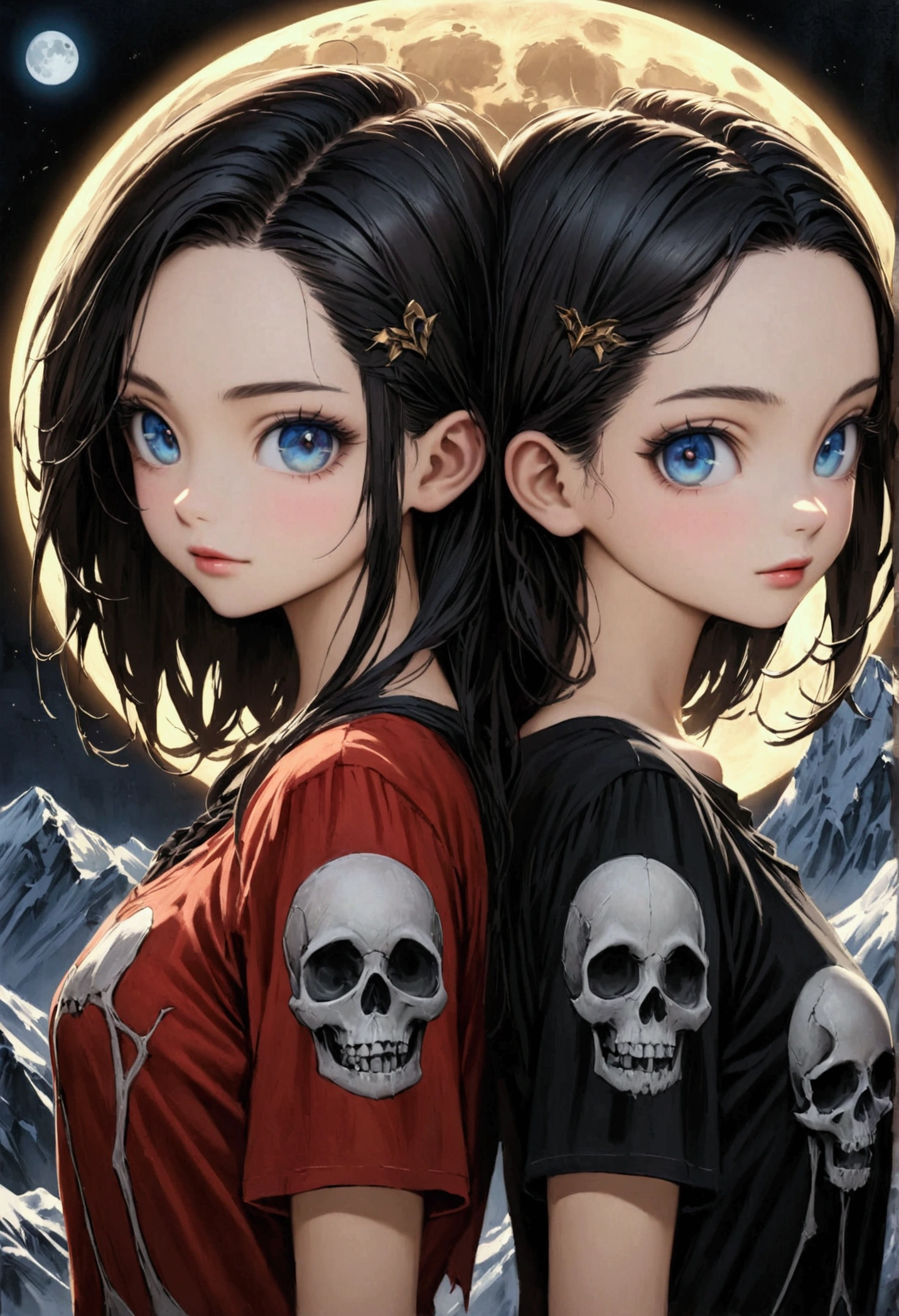 ((masterpiece)), best quality, 8k, high quality, high resolution, super detailed, ultra detailed, photorealistic, beautiful and finely detailed face and eyes, ultra detailed and detailed skin texture, expressive eyes, perfect face, 1 girl, disheveled hair, (pale skin), dark eyes with red irises, torn dress, ethereal hands, (voodoo dolls), ritual markings, summoning spirits, trance-like expression, ((haunting whispers)), midnight, mist-shrouded bayou, twisted trees, flickering torches, (distant cries), (crescent moon), since generations, Marie Laveau, enigmatic eyes, voodoo horror background.