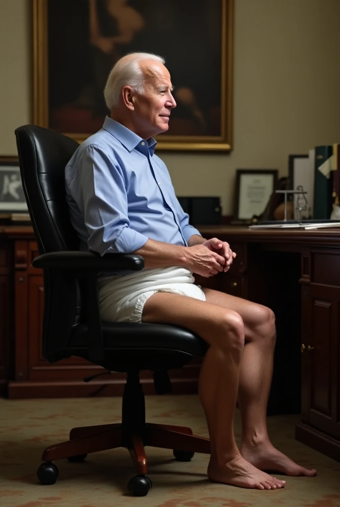 best quality, detailed, handsome dilf, scruffy, hairy, large penis, better penis, grey hair, gym coach dilf, sneakers, white socks, calves, office setting, relaxing on chair, office chair, white dilf, southern daddy,
