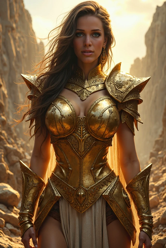 brutal barbarian woman, clean lines, vector, sf, intricate artwork masterpiece, ominous, matte painting movie poster, ((golden ratio)), trending on cgsociety, intricate, epic, trending on artstation, by artgerm, h. r. giger and beksinski, highly detailed, vibrant, production cinematic character render, ultra high quality model