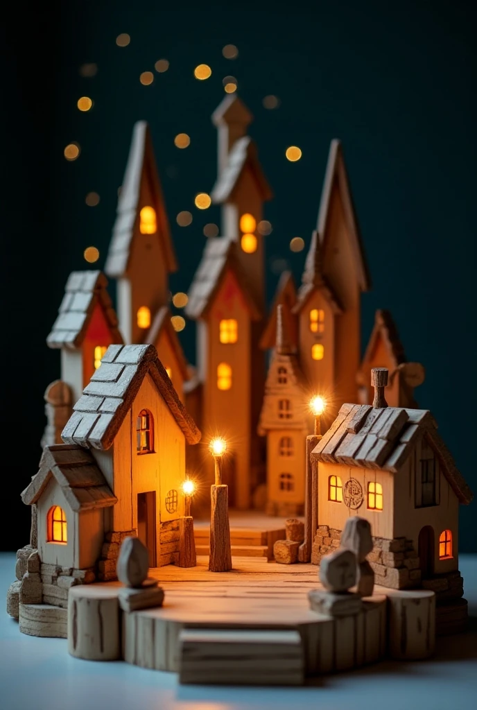 (Pixar style),Cozy little city model, Miniature Figure Models, Right-to-left light source, Rambrandt Lighting, Right-to-left light source, (Isometric view), (top down), Realistic scale, Post-processing, ((Orthogonal perspective)), Super Detail, Realistic, Super realistic, lifelike rendering, Rainbow Color, Glitter