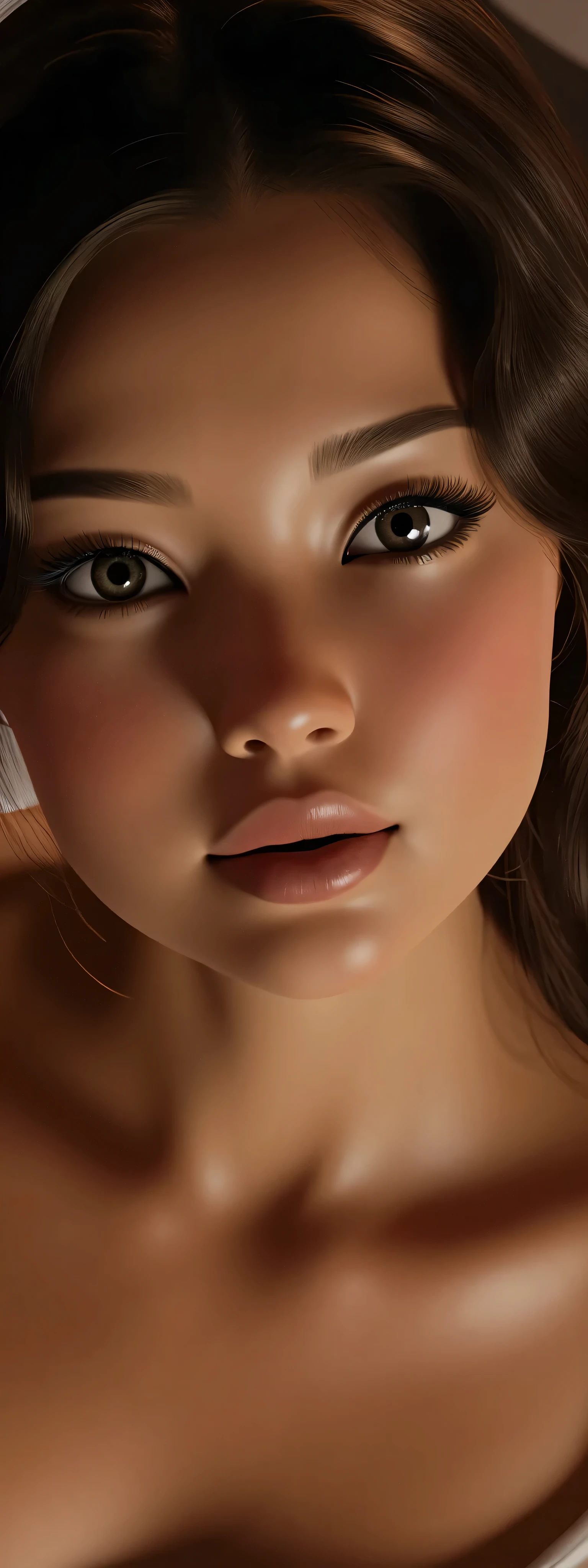 nsfw:1.3,  1girl, highly detailed face, beautiful detailed eyes, beautiful detailed lips, extremely detailed eyes and face, long eyelashes, detailed skin, delicate facial features, beautiful young girl, (portrait),(closeup), photo-realistic, 32k, hyper detailed, masterpiece, cinematic lighting, dramatic lighting, vibrant colors, warm color palette