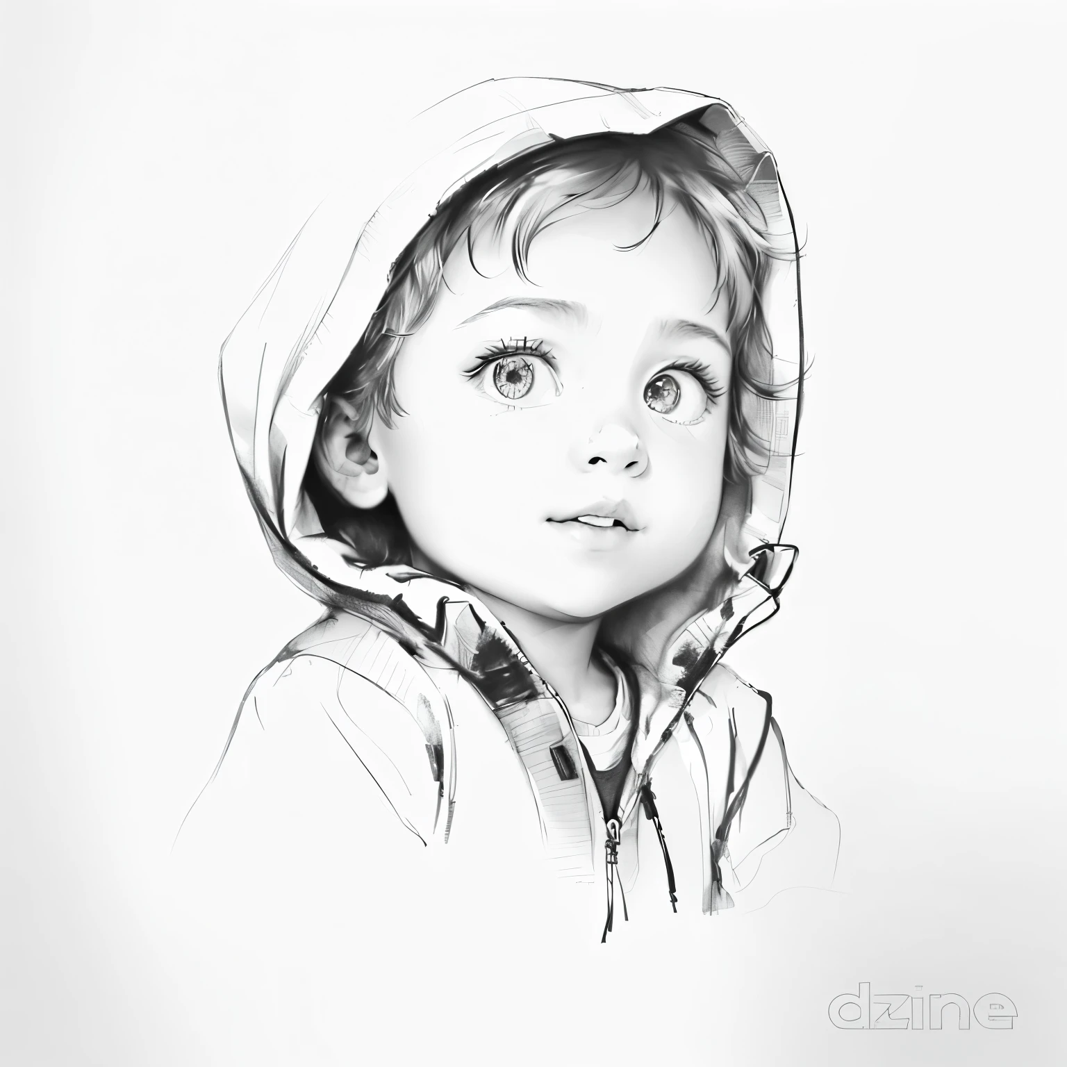 a drawing of a young boy with a hoodie on, sketch style, cute portrait, digital pencil painting, sketch illustration, realistic sketch, professional sketch, girl sketch, portrait illustration, pencil drawing illustration, traditional drawing style, digital illustration portrait, digital sketch, line art portrait, a pencil sketch, pencil sketch, sketched, high quality sketch, black and white sketch, sketch art