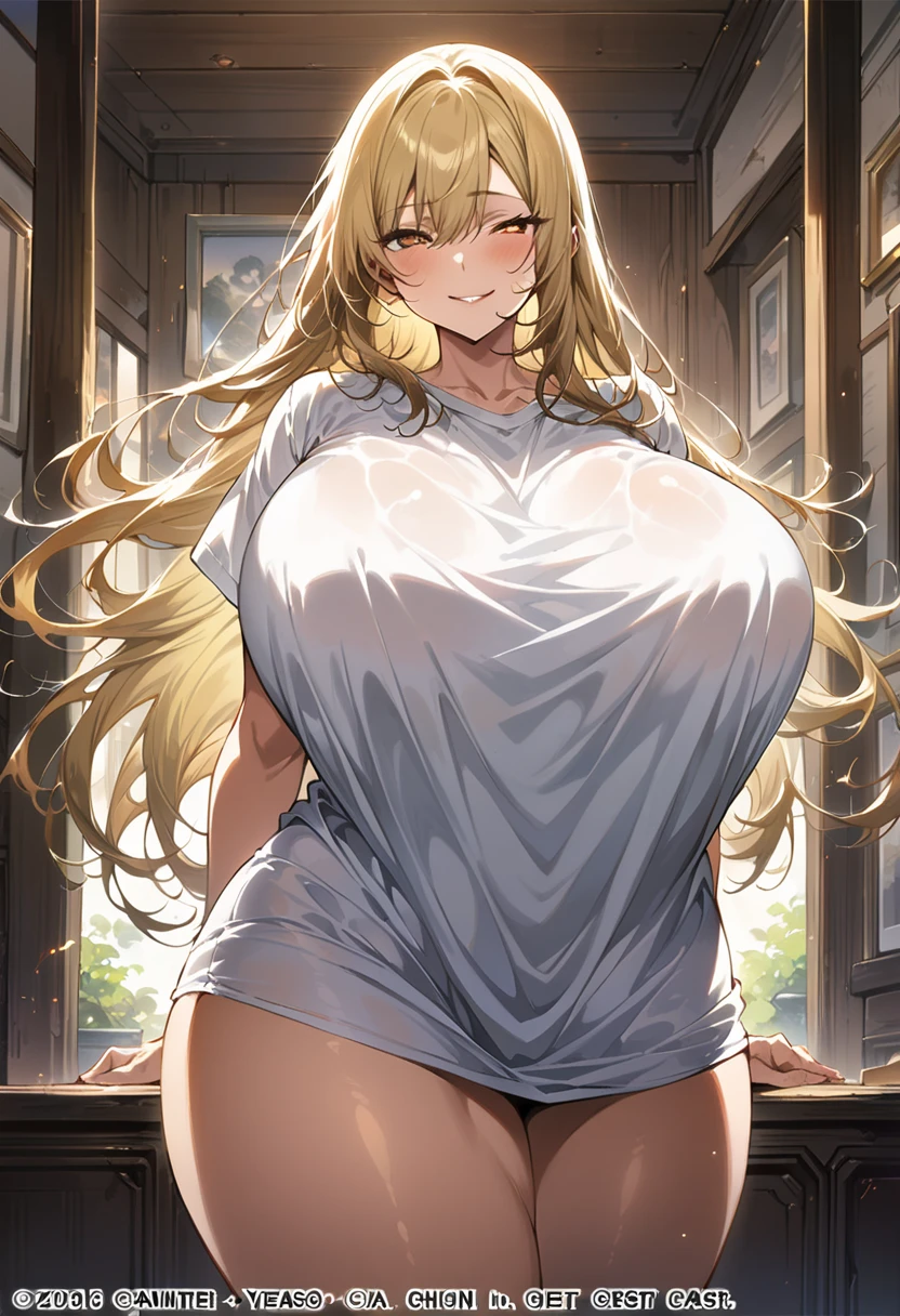 best quality, masterpiece,highly detailed,anime,1girl, adult face, mature face, mature female, mature woman, mature beauty, adult blonde, mature blonde,upper body,(jeanne d'arc),big breasts, large breasts, breast size 95cm, huge breasts, perfect face,blond hair,long hair,(white clothes),(bare shoulder),armored dress,no armor on breasts,breasts covered by white clothes from above,chain,headwear,flag,battlefield in background,depth of field,looking at viewer,cinematic lighting, tit fuck from side, paizuri from side, nipples, hard cock rubbing nipples, penis stroking nipples, hard cock rubbing big breasts, cum on breasts, breast cummed, boobs soaked with a large load of sperm, breast soaked with large amount of cum