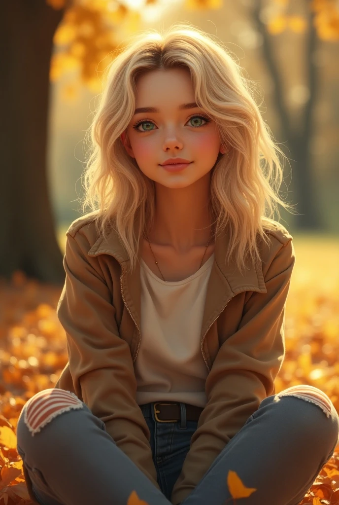 blond woman sitting on a rug in a room with a window, realistic cute girl painting, adorable digital painting, realistic digital painting, realistic art style, beautiful digital illustration, gorgeous digital painting, stunning digital illustration, beautiful blonde girl, beautiful digital painting, realistic digital illustration, realistic artstyle, very realistic digital art, photorealistic digital painting, beautiful digital artwork