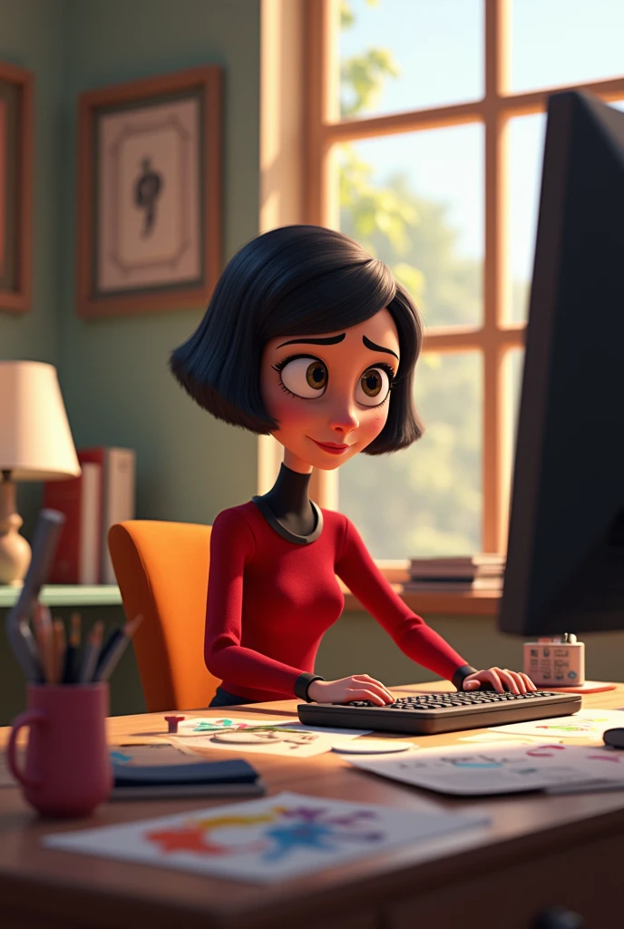 cartoon computer game character
